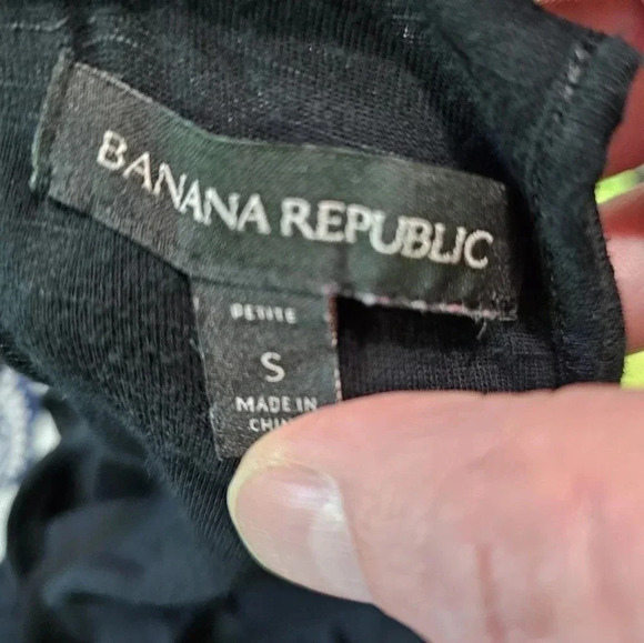 Banana Republic Women’s Small Petite Black Jersey Maxi Dress Spaghetti Strap - Picture 5 of 9